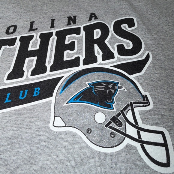 Carolina Panthers Men's Large T-Shirt 2005 Reebok Gray Cotton Blend NFL Football - Picture 5 of 12